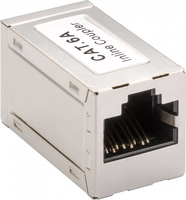 Wentronic - goobay - Netzwerkkoppler - RJ-45 (W) bis RJ-45 (W) - CAT 6a - IEEE 802,3at (72499)
