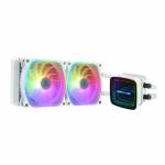 Enermax - Liquid CPU Cooler Aquafusion ADV 240mm RGB White
