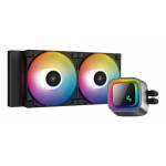 Deepcool - DeepCool LS520 Komplett-Wasserk�hlung, 240 mm - Schwarz (R-LS520-BKAMNT-G-1)