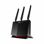 Asus - ASUS 4G-AC86U - Wireless Router - WWAN 4-Port-Switch - 1GbE - Wi-Fi 5 - Dual-Band - 4G Wartung nicht enthalten (90IG05R0-BM9100)