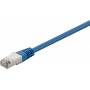 Wentronic - goobay - Patch-Kabel - RJ-45 (M) bis RJ-45 (M) - 50 cm - Foiled Unshielded Twisted Pair (F/UTP) - CAT 5e - geformt, rund, versei