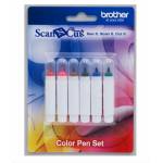 Brother - CAPEN1-黑色-蓝色-棕色-绿色-粉色-红色-6 件-ScannCut CM100DM-CM250-CM350-CM350H-CM350R 