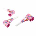 Amscan - Amscan: 8 Blowouts Unicorn 30cm. 8 Lingue 30 Cm Unicorno