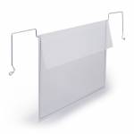 Durable Drahtbgeltasche Mit Klappe A5 Quer Pp 50 Stk - DURABLE Drahtbgeltasche mit Klappe A5 quer PP 50 stk