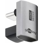 Wentronic - Goobay 74445 cambiador de gnero para cable USB-C Plata