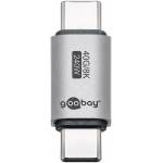 Wentronic - Goobay 74448 cambiador de gnero para cable USB-C Plata