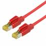 Draka - UC900 - Patch-Kabel - RJ-45 (M) - bis - RJ-45 (M) - 3 m - SFTP, PiMF - CAT 6a - halogenfrei - Rot (21.05.9531)