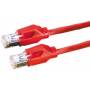 Dtwyler - DATWYLER - Patch-Kabel - RJ-45 (M) - RJ-45 (M) - 1 m - SSTP-Kabel - CAT 6 - halogenfrei - Rot (21.05.0011)