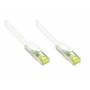 Good Connections - Patchkabel m. Cat.7 Rohkabel wei 0,15m