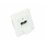 Good Connections - Netzwerkdose Cat. 6, 2xRJ45, geschirmt, UP, DESIGNFHIG, vertikale Kabelzufhrung, signalwei RAL9003, Good Conn