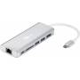 Goobay - USB-C Multiport Adapter HDMI USB CR RJ45 PD
