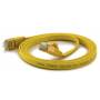 Wantec - Patchkabel FTP CAT6 q=1,6x6,5mm 0,10m gelb