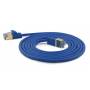 Wantec Extra Dnnescat.7 Rohkabel Sstp Patchkabel -2 0 - Patchkabel SSTP CAT7 Ste. CAT6a d=4mm 0,25m blau