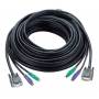 Aten - Tastatur- / Video- / Maus- (KVM-) Kabel - 15 pin D-Sub (DB-15) (2L-1010P)