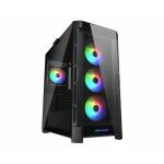 Cougar - COUGAR Gaming CGR-5AD1B-RGB - Midi Tower - PC - Schwarz - ATX - CEB - EATX - micro ATX - Mini-ITX - Nylon - Multi (CGR-5AD1B-RGB