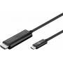 Wentronic - Goobay USB 3.1 Type-C? zu High Speed HDMI? Adapterkabel, 1.8 m - USB-C? Stecker > HDMI? Standard-Stecker (Typ A) (77528)