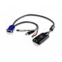Aten - Altusen USB 2.0 und Audio Virtual Media Adapter Zum Verbinden eines PCs mit USB und Audio Anschluss mit einem Matrix-Switch (KA7