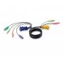 Aten - Tastatur- / Video- / Maus- (KVM-) Kabel - 15 pin SPHD (M) - PS/2, 6-polig, HD-15 (M) - 3 m (2L-5303P) [DE-Version, German Keyboard]