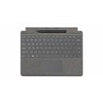Microsoft - Microsoft Surface Pro Signature Keyboard with Slim Pen 2 Platinum Microsoft Cover port AZERTY Belgian