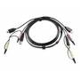 Aten - 2L-7D02UH - Video- / USB- / Audio-Kabel - USB, mini-phone stereo 3,5 mm, HDMI (M) zu mini-phone stereo 3,5 mm, USB Typ B, HDMI (