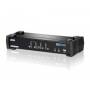 Aten - DVI Link KVM Switch USB + DVI + Audio, 4-fach mit USB 2.1 Sourround Sound Audio, integrierter USB 2.0 Hub (CS1784A)