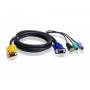Aten - 2L-5302UP - Tastatur- / Video- / Maus- (KVM-) [DE-Version, German Keyboard]
