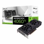Pny Technologies - GeForce RTX 4060 Ti 16G VERTO Dual Fan - Grafikkarten - GeForce RTX 4060 Ti - 16GB GDDR6 - PCIe 4,0 x16 - 3 x DisplayPort, HDMI 