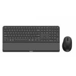 Philips - kabelloses Tastatur- und Maus-Set SPT6607B - Schwarz [DE-Version, German Keyboard]