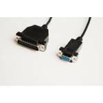 Microconnect - Microconnect IBM029B-1,8 serial cable Black 1.8 m DB-9 DB-25