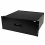 30cm Startech.com 4he Rackschublade Fr 48 (19) Rack A - 4HE Rackschublade aus Stahlblech in Schwarz (4UDRAWER)