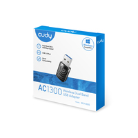 Cudy Wu1300s Wlan Adapter Usb 3.2 Gen 1 (usb 3.0) 1300 Mbit/  2