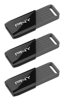 Pny - Attach� X - USB-Flash-Laufwerk - 128 GB - USB 3.2 Gen 1 (Packung mit 3) (P-FD128X3ATTX-GE)