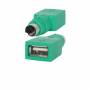 Startech - StarTech.com 替换 USB 鼠标转 PS/2 适配器-Bu/ St-USB 鼠标转 PS2 适配器-USB 转 PS2 适配器-鼠标连接器-PS