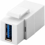 Wentronic - Goobay 79927 - Flach - Wei - USB A - USB A - Weiblich - Weiblich (79927)