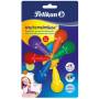 Pelikan Bro - Pelikan Wachsmalmuse farbig sortiert 6er Blister