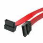 Startech - Startech.com 18in Sata To Right Angle Sata Serial Ata Cable - 18in Sata Cable - 18 Sata Cable - 18in Angled Sata Cable