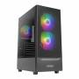CABINET - Nx410 - Mid-tower Atx Gaming Case - Tempered Glass Side - Schwarz