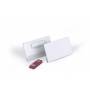 Durable - 带磁铁的耐用名牌 40x75mm 25erpck transp