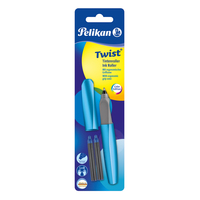 Pelikan Tintenroller Twist R457 Frosted Blue + 2tp Blist 4
