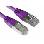 Logon Professional - LOGON SSTP Cat6a, 1 m, Cat6a, RJ-45, RJ-45, Violett