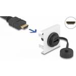 Delock - DeLOCK Easy 45 HDMI Modul 45 x 45 mm - 0,045 m - HDMI Typ A (Standard) - HDMI Typ A (Standard) - Schwarz - Wei (81409)