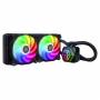 Silverstone - Silverstone PF240-ARGB Processor All-in-one liquid cooler 12 cm Black 1 pc(s)