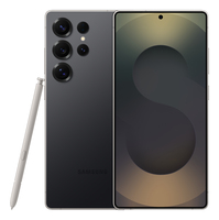 Samsung - Galaxy S25 Ultra 256GB Titanium Black 17,42cm (6,9) OLED Display, Android 15, 200MP Quad-Kamera (SM-S938BZKDEUB)