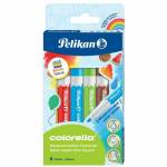 Pelikan - Pelikan Colorella stylo-feutre Noir, Bleu, Marron, Vert, Rouge, Jaune 6 pice(s)