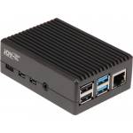 Raspberry - Pi Joy-IT Aluminiumgehuse als Khlkrper in schwarz fr das 4 B (RB-AlucaseP4+08)