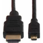 Raspberry - JOY-iT - HDMI-Kabel - HDMI mnnlich zu mikro HDMI mnnlich - 3 m - abgeschirmt (K-1481-3M)