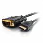 Cables To Go - C2G 2m HDMI to DVI Adapter Cable - DVI-D Digital Video Cable - Adapterkabel - Single Link - DVI-D mnnlich zu HDMI mn