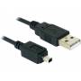 Delock - DeLOCK-USB 电缆-4 针 USB A 型 (M)-4 针迷你 USB B 型 (M)-1.5 米 (82113)