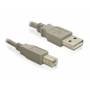 Delock - DELOCK USB Kabel A -> B St/St 1.80m grau