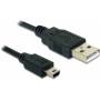 Delock - USB Kabel Delock A -> Mini-B St/St 1.00m sw